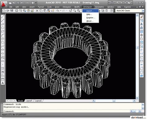 import stl autocad|CAD Forum .
